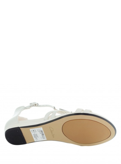 SANDAŁY CLARKS STUDIO STAR WHITE LEATHER