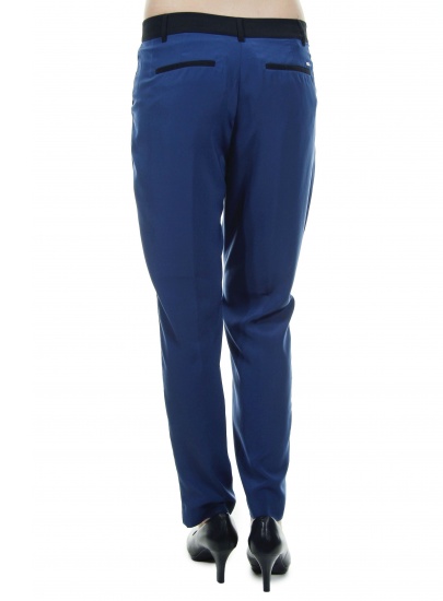 Spodnie TOMMY HILFIGER Shaina Pants Blue Depths Masters Black