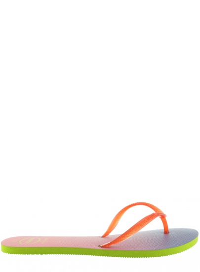 JAPONKI HAVAIANAS FLAT SUNSET LIME GREEN STRAWBERRY