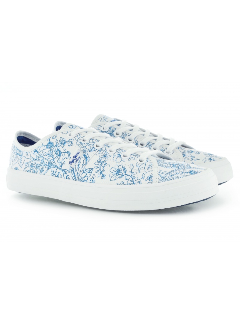 TENISÓWKI PEPE JEANS CHERRY BANDANA PRINT WHITE