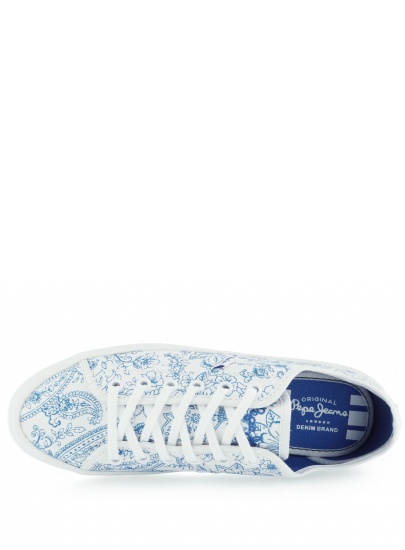 TENISÓWKI PEPE JEANS CHERRY BANDANA PRINT WHITE