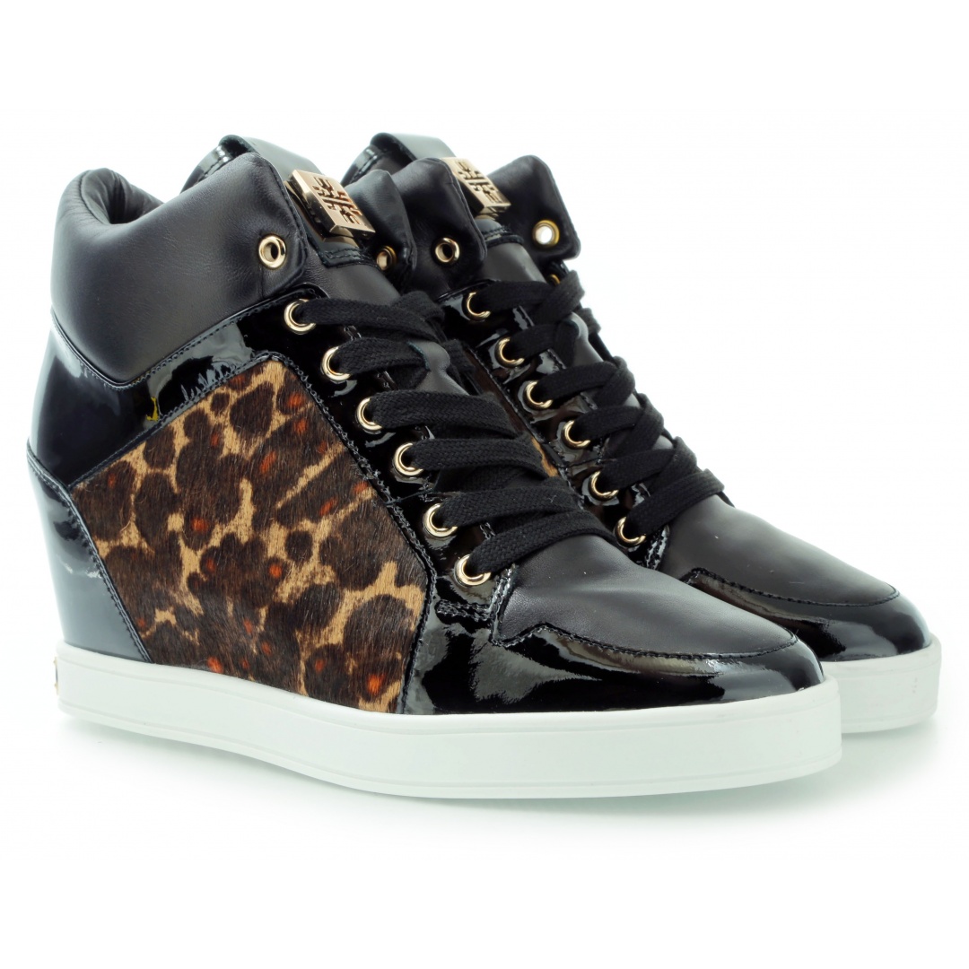 TRAMPKI HOGL 5316 LEOHAIR LEDER BLACK CAMEL