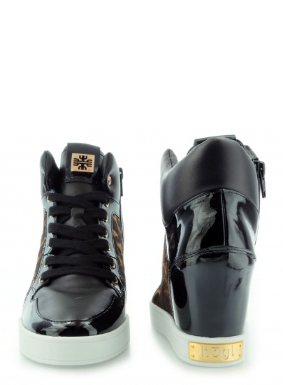 TRAMPKI HOGL 5316 LEOHAIR LEDER BLACK CAMEL