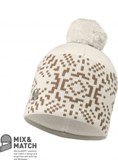 Czapka Buff Knitted & Polar Whistler Cru