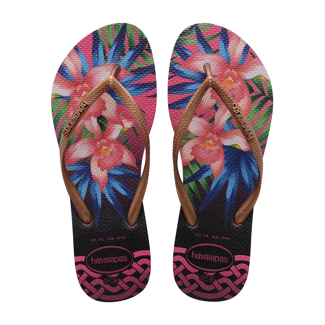 JAPONKI HAVAIANAS SLIM TROPICAL 4 122 111 0046