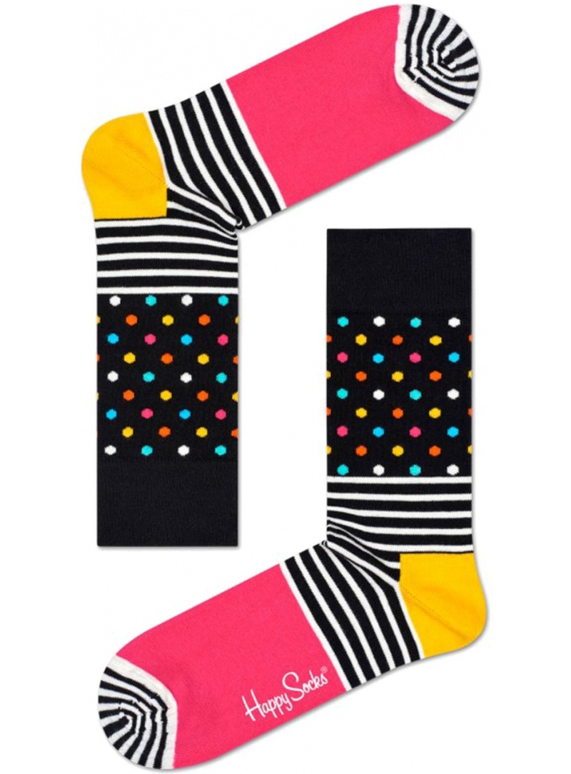 SKARPETY HAPPY SOCKS STRIPES & DOTS SDO01-9000