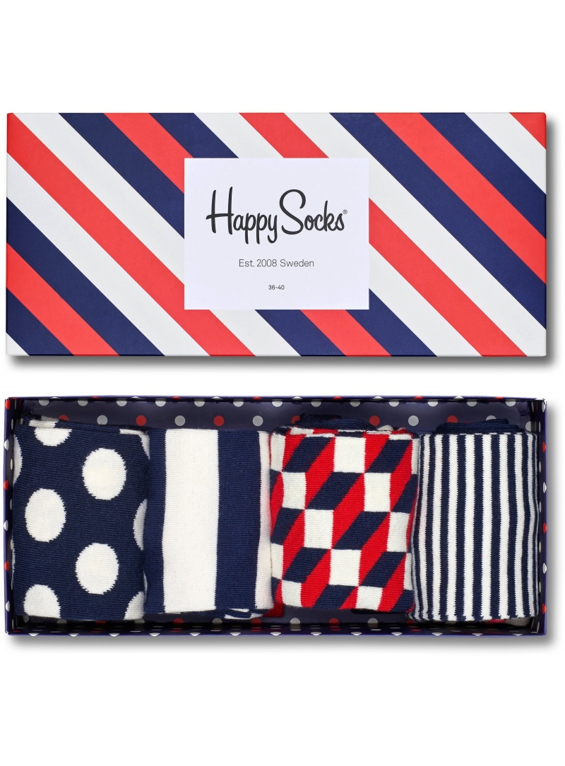 SKARPETKI HAPPY SOCKS XBDO09-6000 (4-PAK) SKARPETKI HAPPY SOCKS XBDO09-6000 (4-PAK)