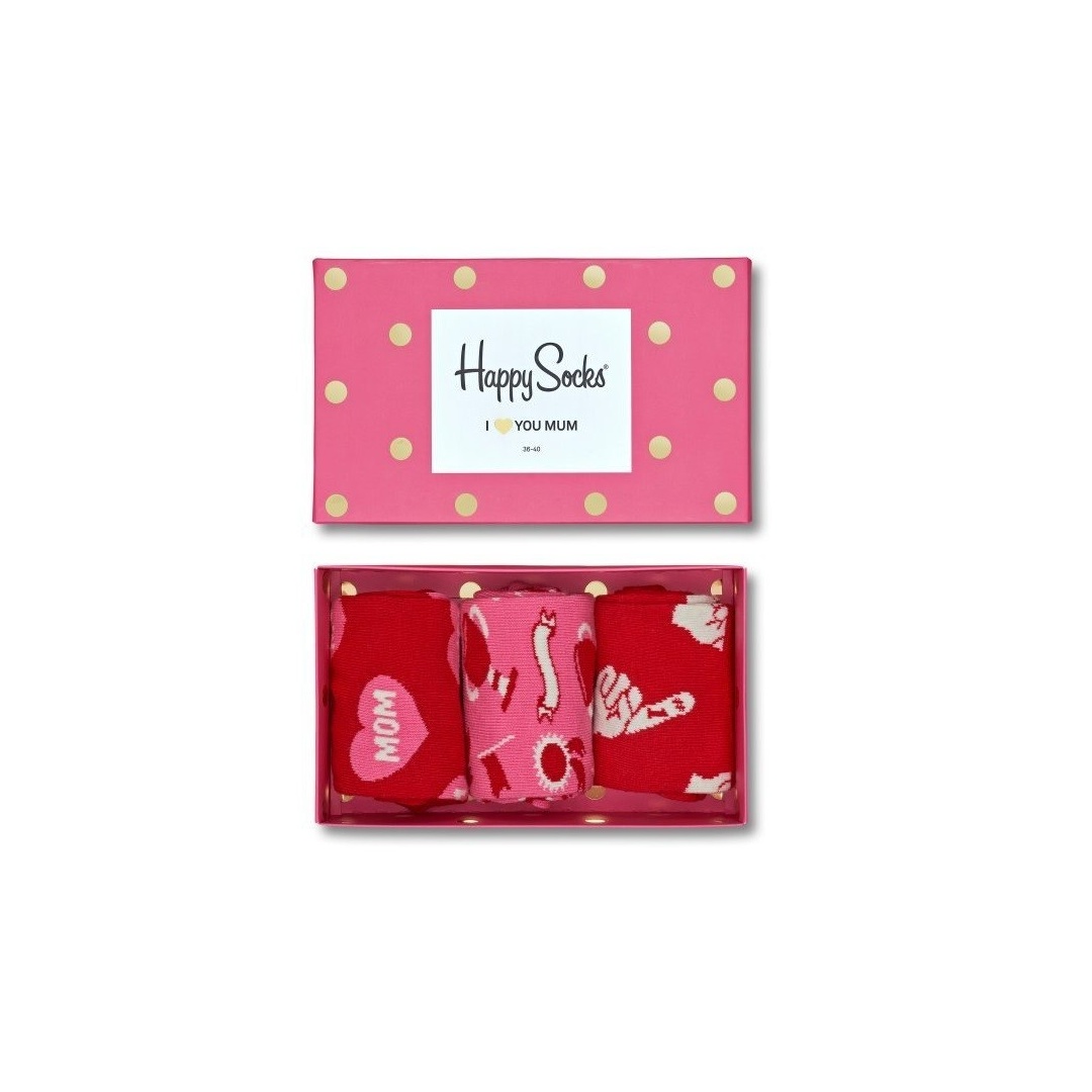 GIFT BOX SKARPETY NA DZIEŃ MATKI HAPPY SOCKS XMOT08-4000 (3-PAK)