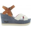 SANDAŁY NA KOTURNIE WRANGLER JEENA INDIGO CROSS WL171680 51