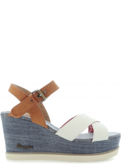 SANDAŁY NA KOTURNIE WRANGLER JEENA INDIGO CROSS WL171680 51