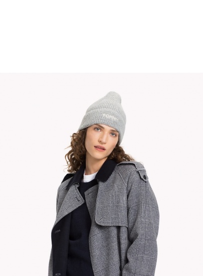Czapka TOMMY HILFIGER Effortless Knit AW0AW05950 050