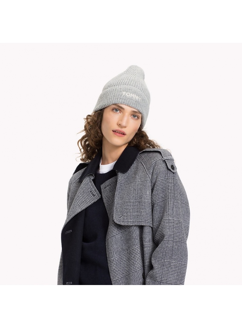 Czapka TOMMY HILFIGER Effortless Knit AW0AW05950 050