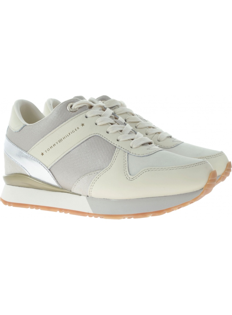 Półbuty Sportowe TOMMY HILFIGER Sneaker Wedge 121 Whisper - Sportowe
