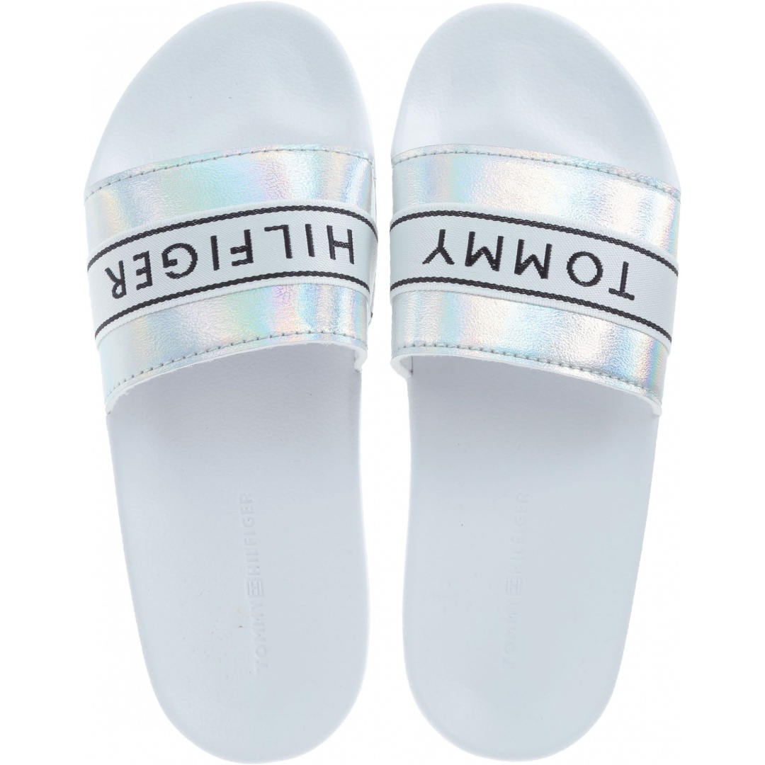 Klapki TOMMY HILFIGER Mirror Sparkle Beach - Klapki
