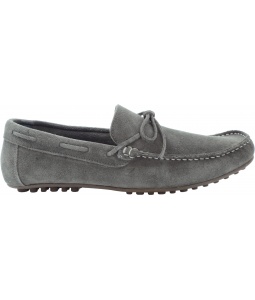 MOKASYNY FILIPE SHOES 9599 GREY - Mokasyny