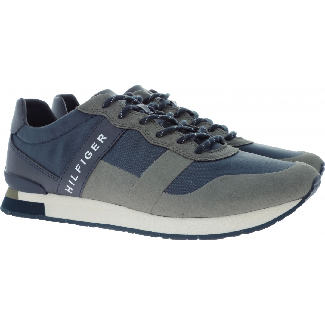 Półbuty TOMMY HILFIGER Printed Material FM0FM01623 011 - Trampki