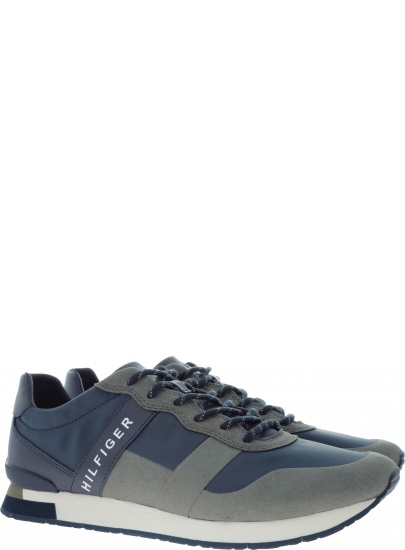 Półbuty TOMMY HILFIGER Printed Material FM0FM01623 011 - Trampki