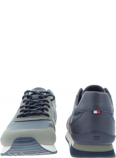 Półbuty TOMMY HILFIGER Printed Material FM0FM01623 011 - Trampki
