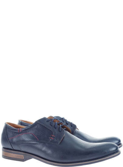 GRANATOWE ELEGANCKIE PÓŁBUTY TIM TM885 - Półbuty