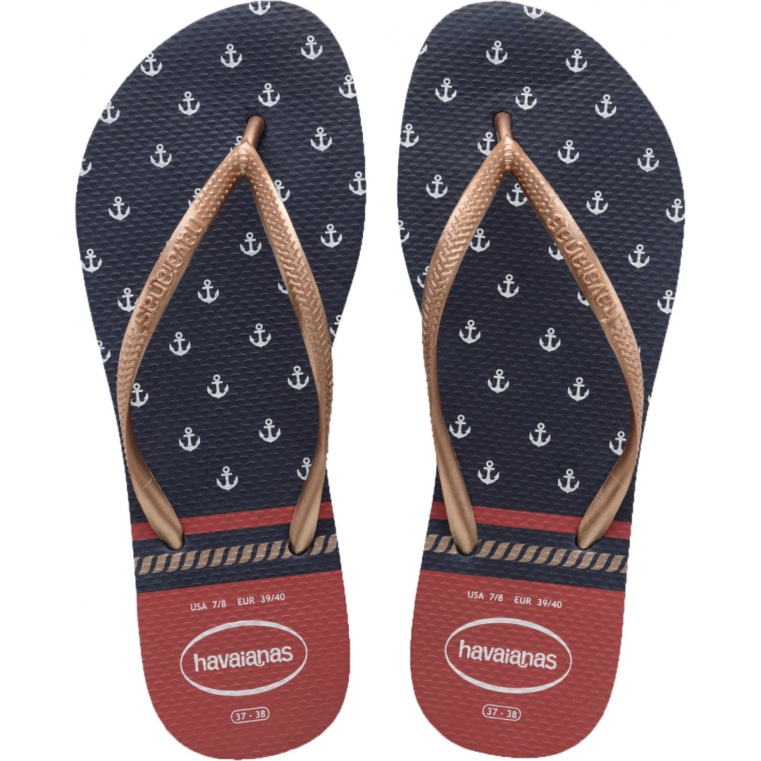 JAPONKI HAVAIANAS SLIM NAUTICAL - Japonki