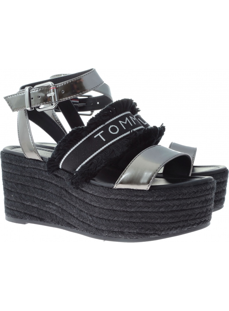 Sandały TOMMY HILFIGER Shiny Metallic - Sandały