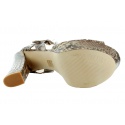 SANDAŁY GUESS PEGANA2 SANDALO LEATHER BEIGE - Sandały