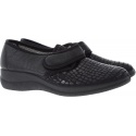 PÓŁBUTY NA RZEPY COMFORT SHOES 4218 - Półbuty