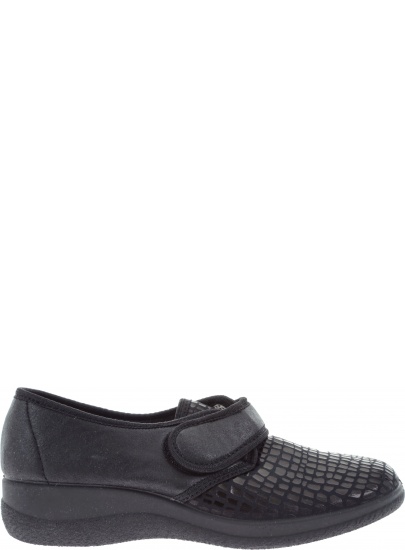 PÓŁBUTY NA RZEPY COMFORT SHOES 4218 - Półbuty
