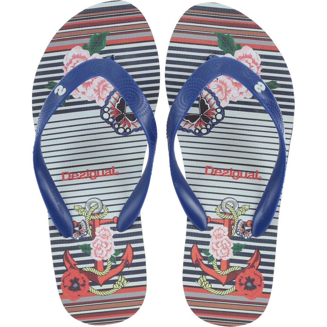 JAPONKI NA KOTURNIE DESIGUAL 18SSHF20 5074 - Japonki