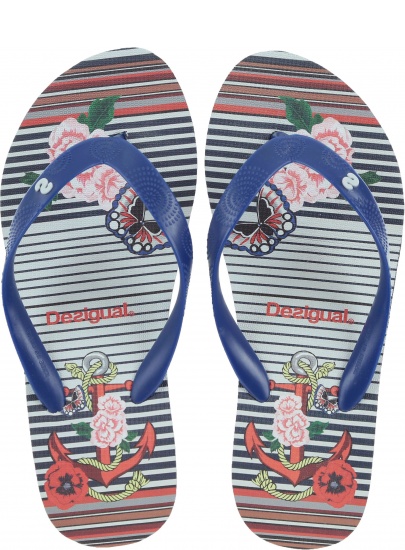 JAPONKI NA KOTURNIE DESIGUAL 18SSHF20 5074 - Japonki