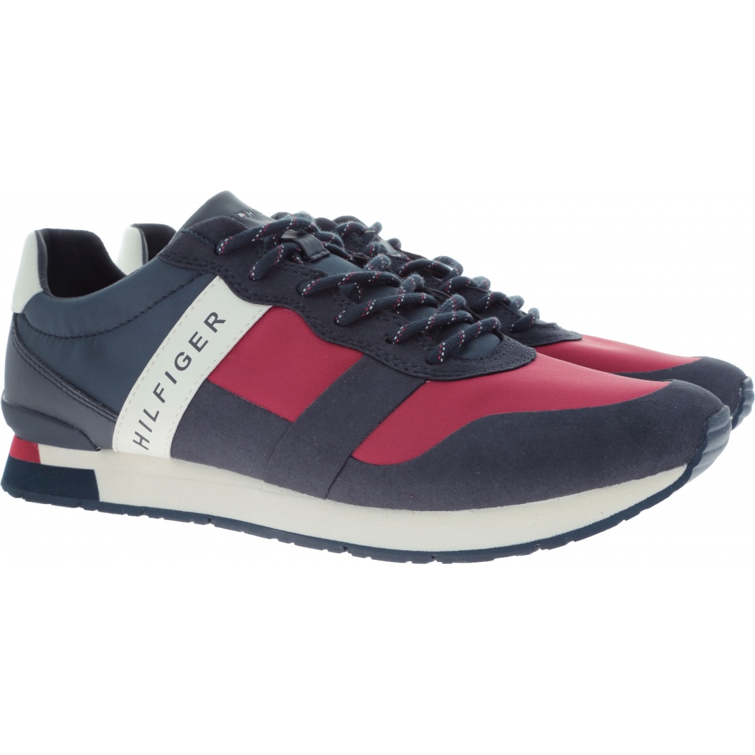 Półbuty TOMMY HILFIGER Printed Material FM0FM01623 020 - Trampki