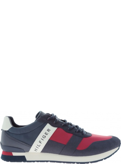 Półbuty TOMMY HILFIGER Printed Material FM0FM01623 020 - Trampki