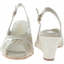 SANDAŁY NA KLINIE ZODIACO 9100 BEIGE - Sandały