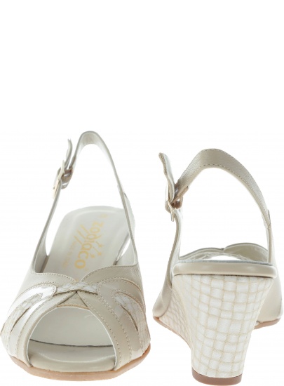 SANDAŁY NA KLINIE ZODIACO 9100 BEIGE - Sandały