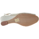 SANDAŁY NA KLINIE ZODIACO 9100 BEIGE - Sandały