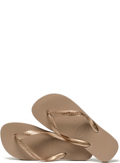 JAPONKI HAVAIANAS TOP TIRAS ROSE GOLD - Japonki