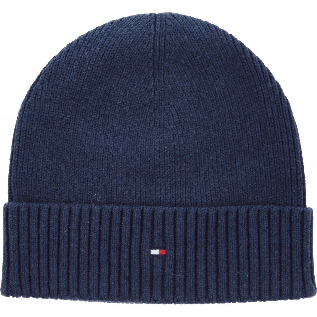 CZAPKA TOMMY HILFIGER PIMA COTTON CASHMERE AM0AM03983 413