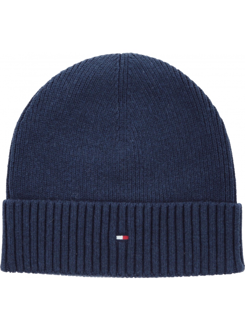 CZAPKA TOMMY HILFIGER PIMA COTTON CASHMERE AM0AM03983 413