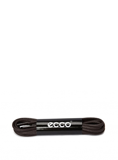 ECCO laces coffee sznurowadła woskowane brązowe - Sznurowadła