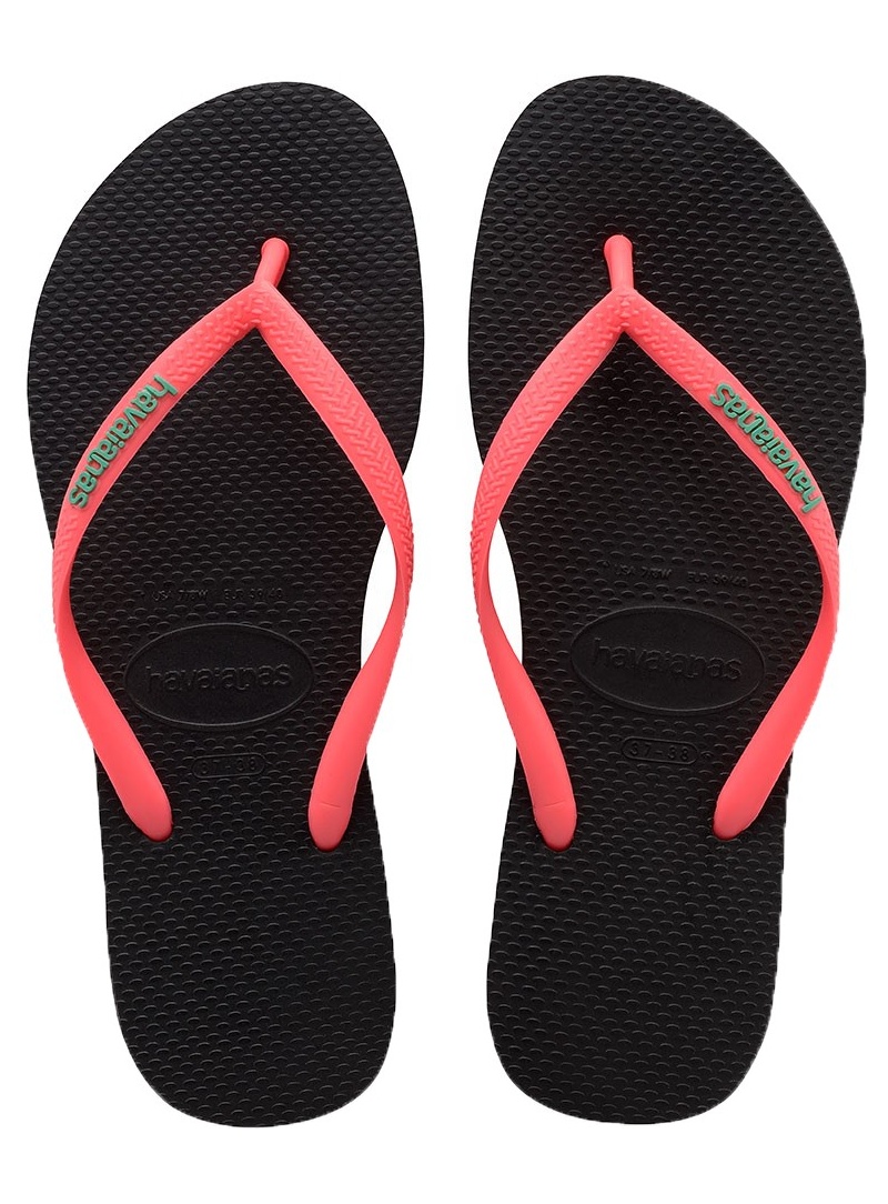 JAPONKI HAVAIANAS SLIM LOGO POP UP HV4119787 0411 - Japonki