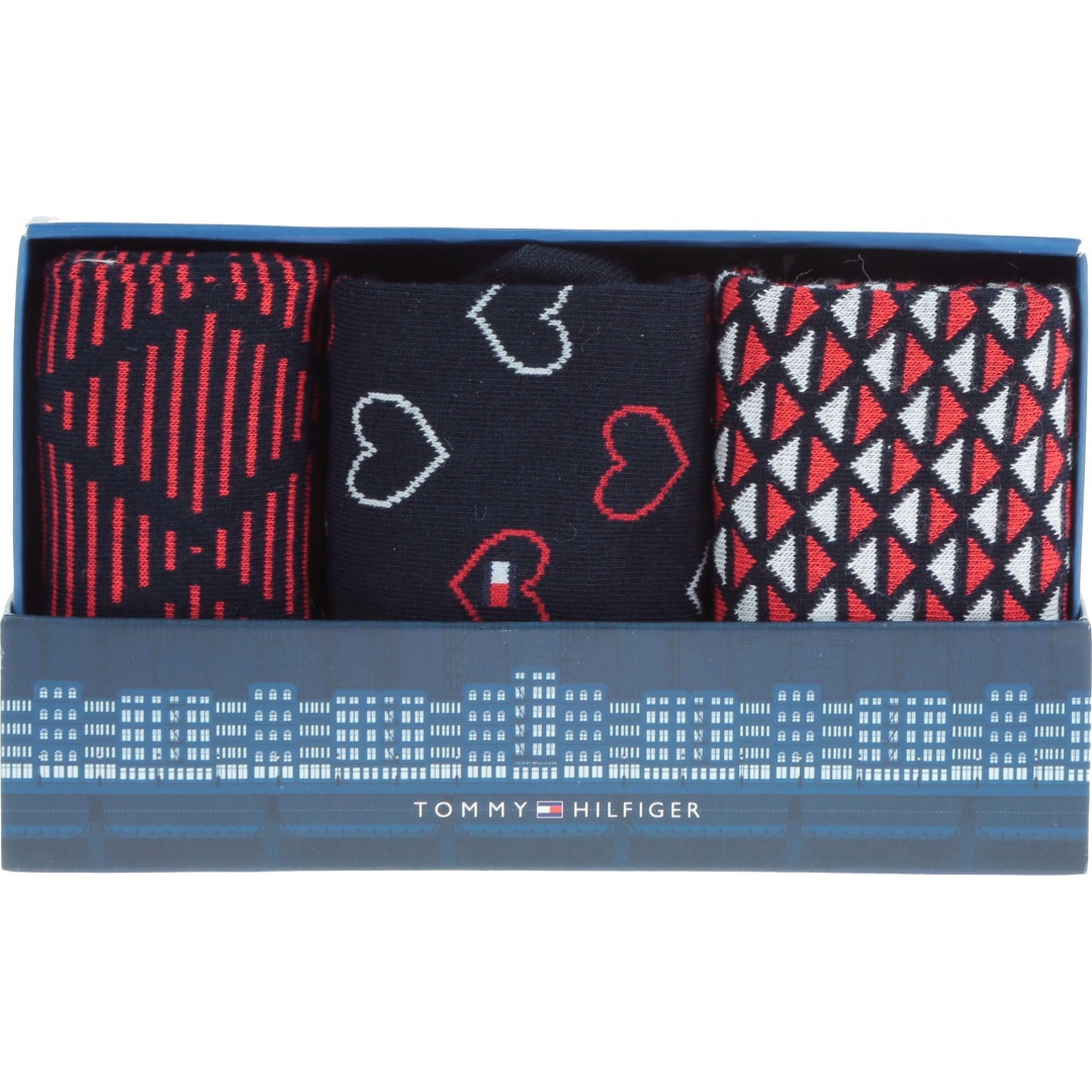 ZESTAW SKARPETEK TOMMY HILFIGER 473019001 563 (3-PAK) - Skarpety, rajstopy