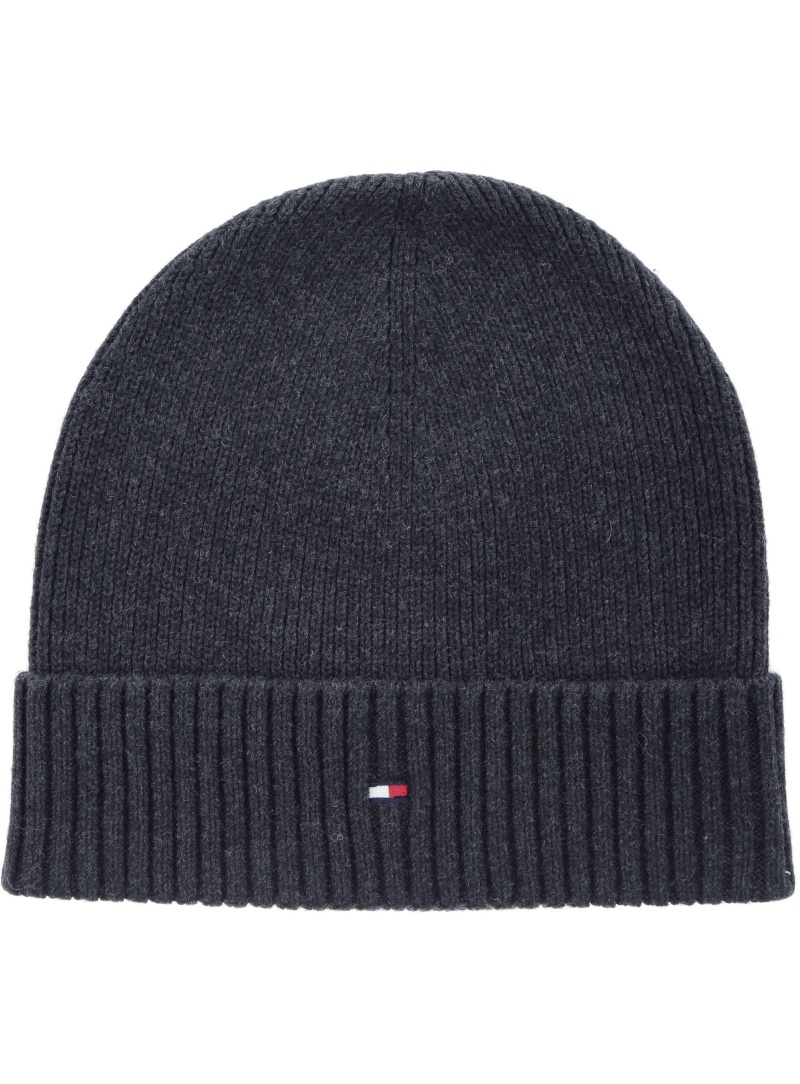 CZAPKA TOMMY HILFIGER PIMA COTTON CASHMERE AM0AM03983 002