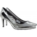 CZÓŁENKA TOMMY HILFIGER MIRROR METALLIC CUT OUT PUMP - Czółenka