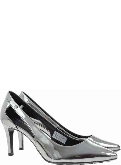 CZÓŁENKA TOMMY HILFIGER MIRROR METALLIC CUT OUT PUMP - Czółenka