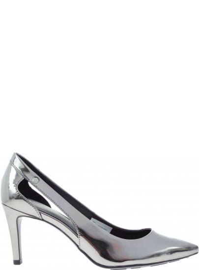 CZÓŁENKA TOMMY HILFIGER MIRROR METALLIC CUT OUT PUMP - Czółenka