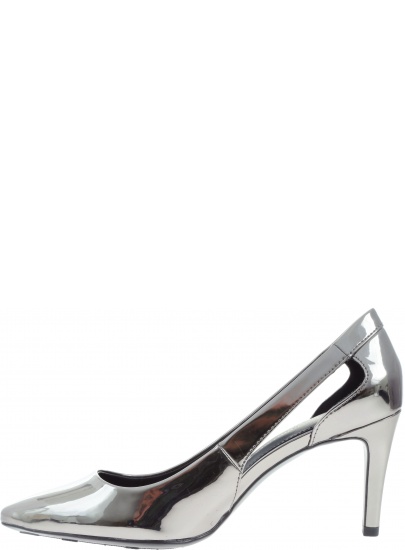 CZÓŁENKA TOMMY HILFIGER MIRROR METALLIC CUT OUT PUMP - Czółenka