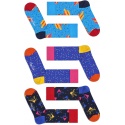 GRAJĄCY GIFT BOX SKARPET NA URODZINY HAPPY SOCKS XBDA08-6000 (3-PAK) -