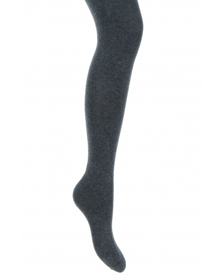 RAJSTOPY TOMMY HILFIGER WOMEN TIGHTS ANTHRACITE MELANGE 1-PAK - Skarpety