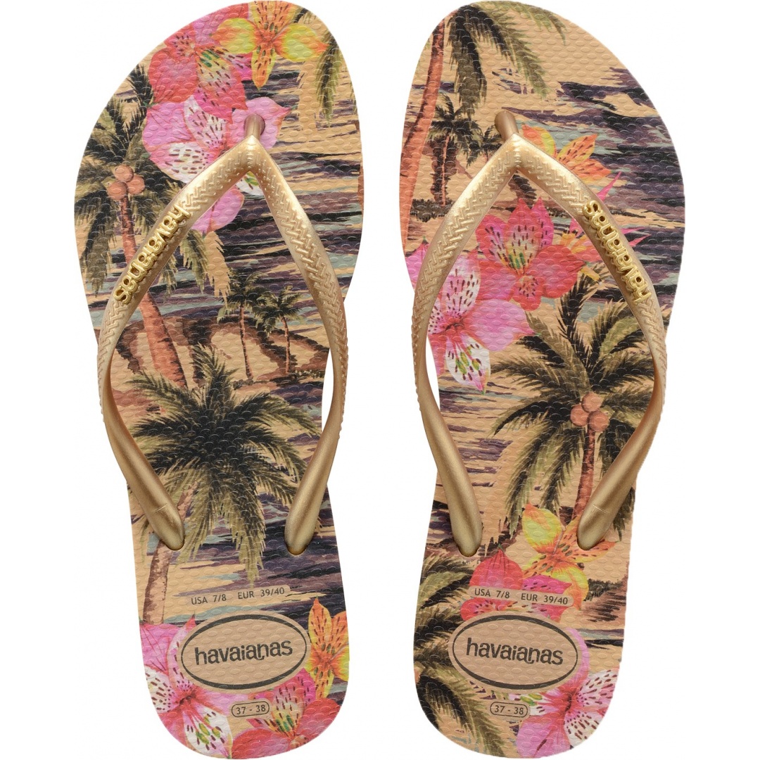 JAPONKI HAVAIANAS SLIM TROPICAL 4 122 111 0092 - Japonki