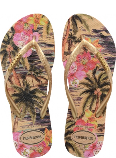JAPONKI HAVAIANAS SLIM TROPICAL 4 122 111 0092 - Japonki